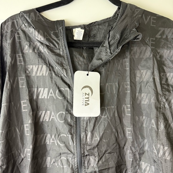 Zyia Active Breeze Jacket Women’s XL Black NWT New with Tags windbreaker - Picture 5 of 12